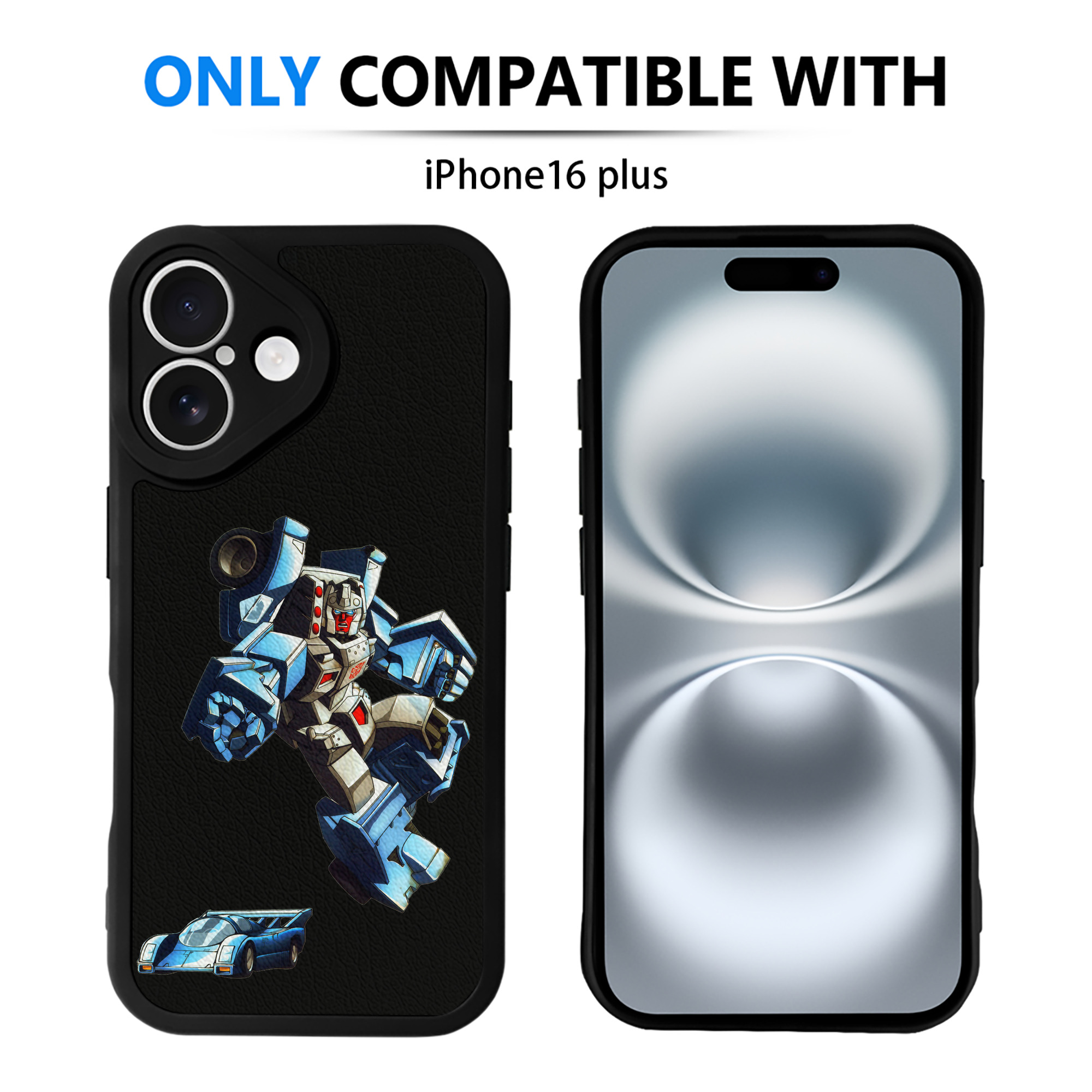 （画像用）  【iPhone 16シリーズ対応】シリコンスマホケース（レザー調） 材質：シリコン